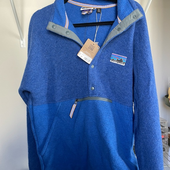 Patagonia Natural Blend Snap T (Passage Blue) | Women’s L, Men’s M | New w/ tags - Picture 1 of 5